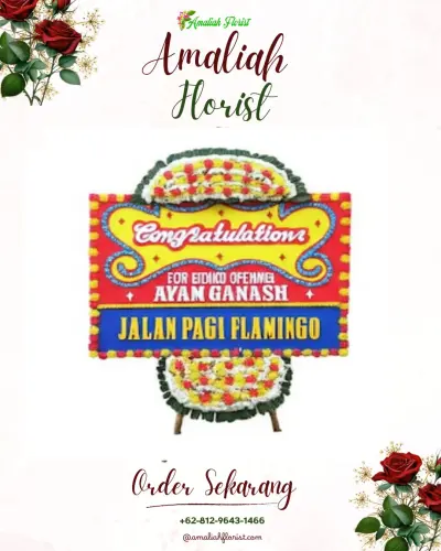 Bunga Papan Congratulation di Tawangagung